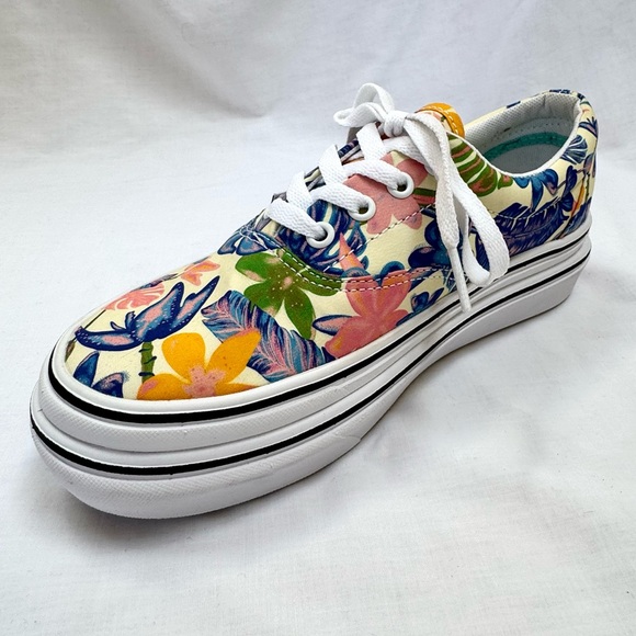 Vans Tropicali Super ComfyCush Era Unisex Mellow Yellow True White Unworn EUC - Picture 4 of 9